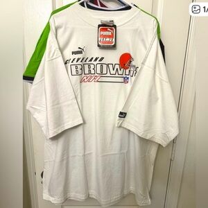 Cleveland Browns NFL Puma Mens 2xl Short Sleeve T-shirt NWT